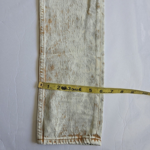 Acid Wash Hudson Skinny Distressed Jeans - Picture 13 of 13